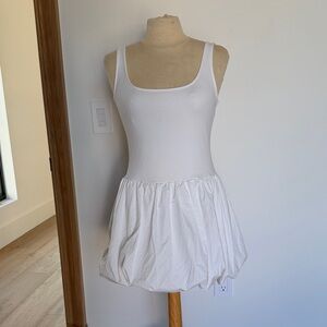 MNG White Sleeveless Dress